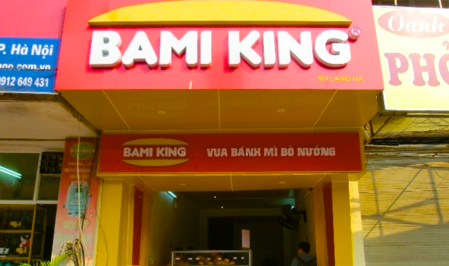 Biển quảng cáo Bami king
