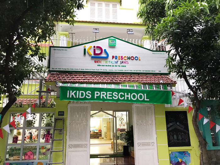 THIẾT KẾ, THI CÔNG BIỂN QUẢNG CÁO TRƯỜNG HỌC IKIDS